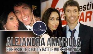Alejandra Amarilla during legal custody dispute with Steve Nash
